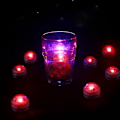 Miniatyrbild 3 av 4: 10 st LED-ljus Vattentät nedsänkbar lampa med fjärrkontroll C