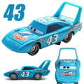 Disney Cars Nr 43 Dinoco The King Die-Cast Bil för barnsamlingar-FA-