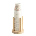Miniatyrbillede 1 af 5: Engangs krus holder hylde vand te kopper træ dispenser med længere stick kop display stativ arrangør 1