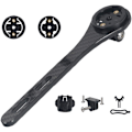 Miniatyrbillede 1 af 4: Computer Cykel Styr Carbon Fiber Montering Speedometer Håndtag Holder