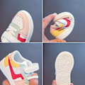 Miniatyrbillede 7 af 7: Baby Toddler Flickor Pojkar Sportsko til Børn Læder Flats Børn Sneakers 3154-rød 18 ( insole13.0 cm) 3154-red