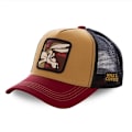 Pikkukuva 1 / 4: Mickey Snapback -puuvillainen baseball-lippis ja isän verkkopäähine / rekkakuskin hattu COYOTE KHAKI
