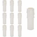 Plastlysekrone, 10 stk lysekrone drypplys, lysekrone lysrør, drypplysrør, lysekrone lyshylser, lysekrone-FA-