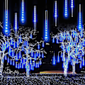 Miniatyrbillede 1 af 2: Snøfald Vandtætte Cascading Lights Gratis fragt