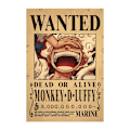 Pikkukuva 5 / 8: 10 kpl Juliste One Piece Wanted Juliste Luffy Paper decor 10 pcs/set