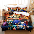 Pikkukuva 4 / 4: 135*200 Kaksiosainen Sonic Sonic Piirretty ja Animaatiolakanasetti