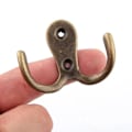 Miniatyrbillede 6 af 8: 10 stk. Tøjhager Dør Bagkroge SORT Black