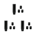 Miniatyrbillede 5 af 5: 1/2/3/5 Komfortabel og holdbar gearknop til jævn skiftning sort 8,5*2,7cm black 8.5*2.7cm 3PCS