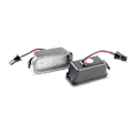 Miniatyrbild 3 av 5: 2x LED-nummerskyltsbelysning för Focus II Fiesta VII Mondeo IV Kuga 2008-2019-FA2-