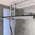 Miniatyrbillede 2 af 5: Kasser Borstad Klädkrok Glas Duschkabine Toiletdørkrog, Rammeløs Glasduschdør Til Badeværelse