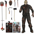 Miniatyrbillede 3 af 5: NECA Friday The 13th Figur Legetøj Freddy Jason Voorhees Blod Action Figur Jason Samleobjekt Jul Halloween Gaver No.7