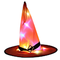 Miniatyrbild 2 av 5: Halloween-hatt LED-lysande häxhatt Harry Potter magisk hatt Orange