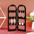 Miniatyrbillede 10 af 10: Ørestik Display Holder Ørestikke Display Stativ CLEAR 4 FANS klar 4 fans clear