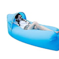 Miniatyrbilde 5 av 5: Oppblåsbar Lounger Bærbar Oppblåsbar Lounger Beste Luft Lounger Sofa For Camping, Fotturer pink