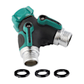 Pikkukuva 1 / 5: Way Garden Hose Splitter Y Way Faucet Diverter Faucet Hose Conne