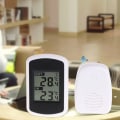 Miniatyrbild 2 av 11: Högkvalitativ LCD digital trådlös inomhus- och utomhustermometer för ditt hem eller kontor