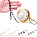Miniatyrbillede 3 af 5: DIY Taske Rem Kæde Pung Håndtag Pung Rem Kæde Udskiftning B Silver