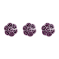 Miniatyrbillede 3 af 5: 1/2/3/5 1150 stycken DIY-pärlor til smykkefremstilling - Dyb lilla Deep purple 3PCS
