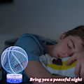 Miniatyrbilde 3 av 5: Basket nattlys - 3D LED-lampe med fjernkontroll