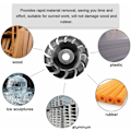 Miniatyrbillede 3 af 5: Stål træskæringskive 90mm 12 tænder Power Shaping Milling Disc