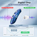 Miniatyrbild 5 av 5: Rechargeable Hearing Aids for Seniors and Adults with Noise Cancelling 1 Pair Blue