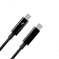 Miniatyrbillede 1 af 5: Ægte Thunderbolt 2 Kabel 20gbps Til For Pro Mini Js- Black