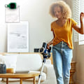 Miniatyrbillede 5 af 5: HEPA-filtre til støvsuger, kompatible med Vorwerk Kobold VB100 FP100, tilbageholdelse af de mindste snavs- og støvpartikler, non-woven fibre aktiveret