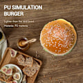 Miniatyrbillede 3 af 5: 1 stk. Realistisk Hamburger Livagtig Simulering Hamburger Display Børne Mad Brød Legetøj Fotorekvisit