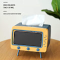 Miniatyrbild 4 av 4: TV-formad pappershandduksbox, multifunktionell förvaringsbox för pappershanddukar