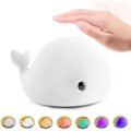 Miniatyrbillede 1 af 5: Baby Natlampe LED Baby Natlampe Delfinformet Natlampe USB