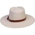 Miniatyrbilde 3 av 4: Bredbremmet Fedora - Panama-hatt i ullfilt