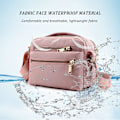 Miniatyrbillede 3 af 5: Dame Crossbody Tasker, Multi-lomme Messenger Tasker Skuldertasker Rejsetasker Håndtasker Unisex Egnet til Shopping Rejser Dating Vandring Dagligt