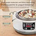 Miniatyrbild 3 av 5: 36-timmars Yoghurtmaskin, Yoghurtmaskin med Justerbar Temperatur & Tidsstyrning