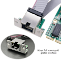 Miniatyrbild 3 av 5: Nytt Mini Pci-e Nätverkskort 1000mbps Gigabit Ethernet Nic Adapter Rtl8111f Pci Express 10/100/1000m