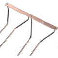 Miniatyrbillede 5 af 5: 14\" Bronze Vinglas Holder til Underskabe, Vinglas Holder, Vinglas Opbevaringsholder, 2 Rækker