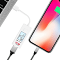 Miniatyrbild 2 av 5: UNI-T UT658 USB-testare, DC 5.1A 30V Amp USB-spänningstestare, testa hastigheten på laddare, kablar och kapacitet för powerbanks