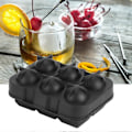 Miniatyrbillede 5 af 5: Genanvendelige Fødevaregodkendte Silikone Non-Stick Isforme Isboldmaskine Sæt til Barfest, Sort