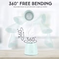 Miniatyrbillede 2 af 3: Børnenes skrivebordslampe, LED dæmpbar 24 LED øjenvenlig bordlampe 3 lysstyrkeniveauer USB genopladelig touch switch skrivebordslampe børn til læsning...