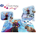 Miniatyrbillede 3 af 5: Puslespil til børn i alderen 4-8 år, 60 brikker Frozen-puslespil legetøj til børn piger og drenge, pædagogisk puslespil legetøj - Anna, Olaf og Elsa leg...