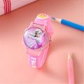Miniatyrbild 2 av 2: Barn Flickor Frozen Elsa Handledsklocka med Justerbart Armband [LGL] Rosa
