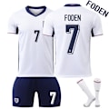 Pikkukuva 1 / 2: UEFA Euro 2024 Englanti Kotipelipaita Nro 7 FODEN M