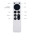 Miniatyrbild 5 av 5: Fjärrkontroll för APPLE TV 4K, Universell Ersättningsfjärrkontroll med Hög Kompatibilitet och Lång Räckvidd, Ergonomisk