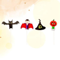 Miniatyrbilde 3 av 3: 72 stk. Halloween Kake Cupcake Toppers Kake Pynt til Barnebursdagsfest (vampyr + flaggermus + gresskar + heksehatt)