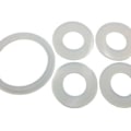 Miniatyrbilde 6 av 7: 3 stk. Tilkoblingsforseglinger Pakninger Skiver for Coleman for Lay-Z-spa, A og B/C Tilkoblingsforseglinger Pakninger (hvit)
