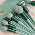 Miniatyrbild 4 av 4: 13-delars Professionell Sminkborstset - Mjuka Syntetiska Borstar för Perfekt Foundation, Rouge, Concealer och Ögonmakeup - Oval Design, Doftfri