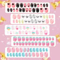 Miniatyrbild 2 av 4: 120-pack - False Eyelashes for Children - Acrylic Nails Multicolor