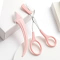 Miniatyrbild 1 av 3: 1 Moon Cut Eyebrow Razor och 1 Eyebrow Razor med Eyebrow Scissors och Comb
