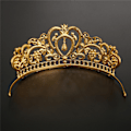 Miniatyrbillede 5 af 5: Guld Lille Krone til Piger Kagedekoration Mini Krone Piger Prinsesse Fødselsdagskrone Bryllupskage Dekoration