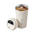 Miniatyrbild 1 av 5: 510ml Smart Termosflaska För Kaffe LED Temperaturdisplay Termosmugg Isolerad Tumlare Kaffekopp Vit
