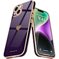 Pikkukuva 1 / 4: 1 kpl Yhteensopiva iPhone 16 Plus Kuori Tytöille Naisille Söpö Rakkaus-Sydän Ylellinen Pinnoitus Pehmeä Takasuoja Korotettu Kamera P
